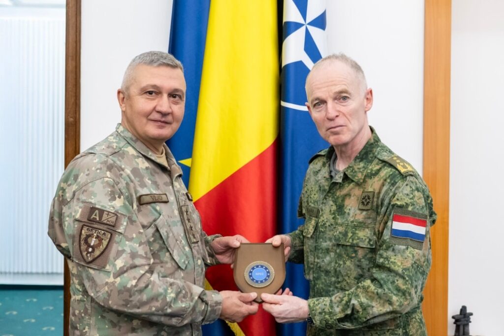 Directorul general al Statului Major Militar al Uniunii Europene, în vizită în România