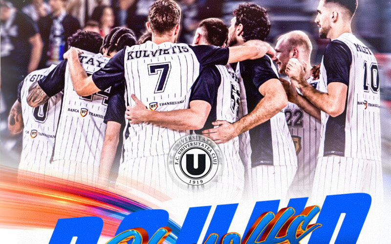 U-BT Cluj-Napoca are asigurată prezența în play-off în Liga Adriatică, la prima sa participare