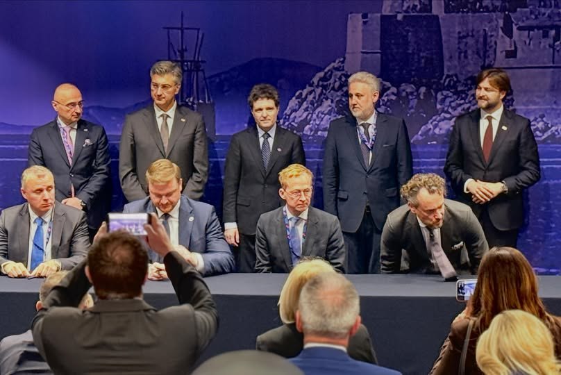 Nicuşor Dan anunță, din Croația, un parteneriat strategic între Portul Constanța și Portul Rijeka