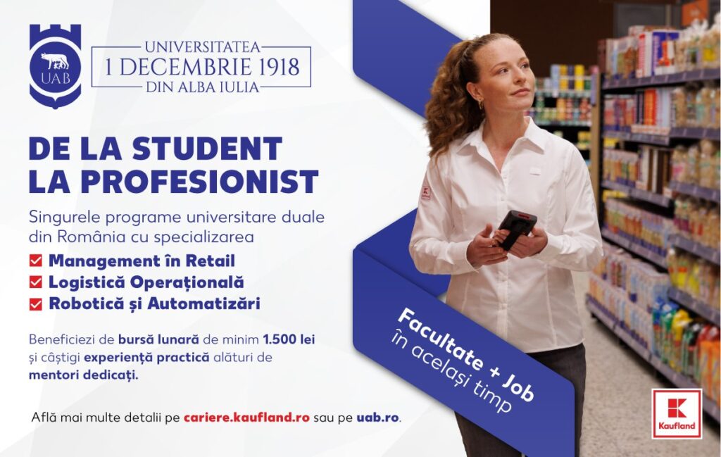 Facultate, practică plătită și job la final. Cum funcționează studiul dual universitare la Kaufland