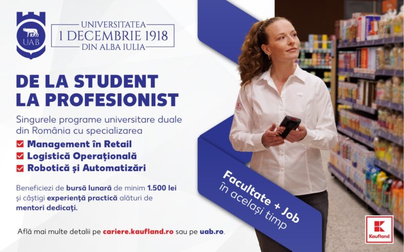 Facultate, practică plătită și job la final. Cum funcționează studiul dual universitare la Kaufland