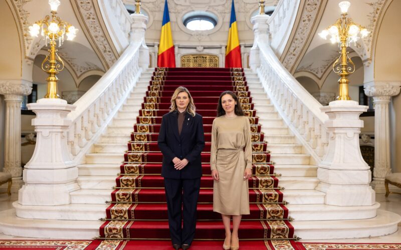 Mirabela Grădinaru și Olena Zelenska s-au întâlnit la Palatul Cotroceni. Mesajul transmis de prima-doamnă a Ucrainei