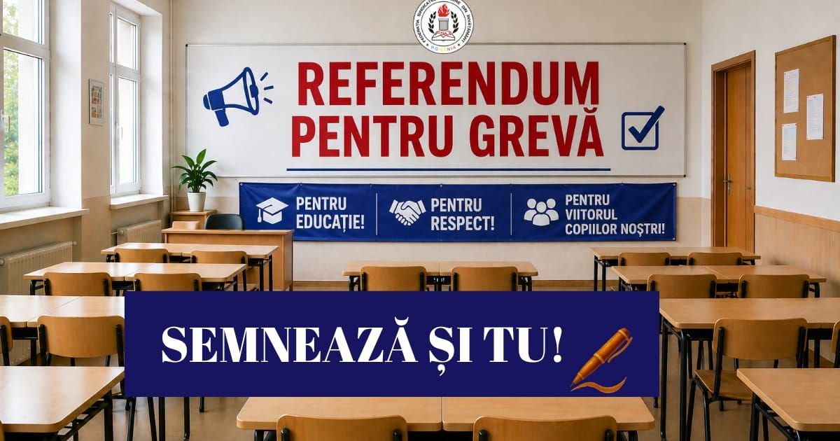 Evaluarea Națională și Bacalaureatul, sub semnul întrebării. Sindicatele pregătesc referendum pentru declanșarea grevei: „Așa s-a dat ordin de la partid?”