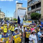 „Fac experimente pe noi”. Ce i-a scos în stradă pe profesorii veniți din toată țara la protestul din București