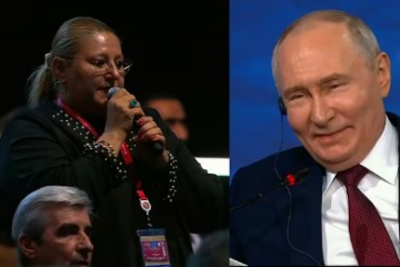 Șoșoacă l-a făcut pe Putin să râdă la forumul de la St. Petersburg după ce a spus că România „nu are președinte”. Europarlamentara: „Vă admirăm”