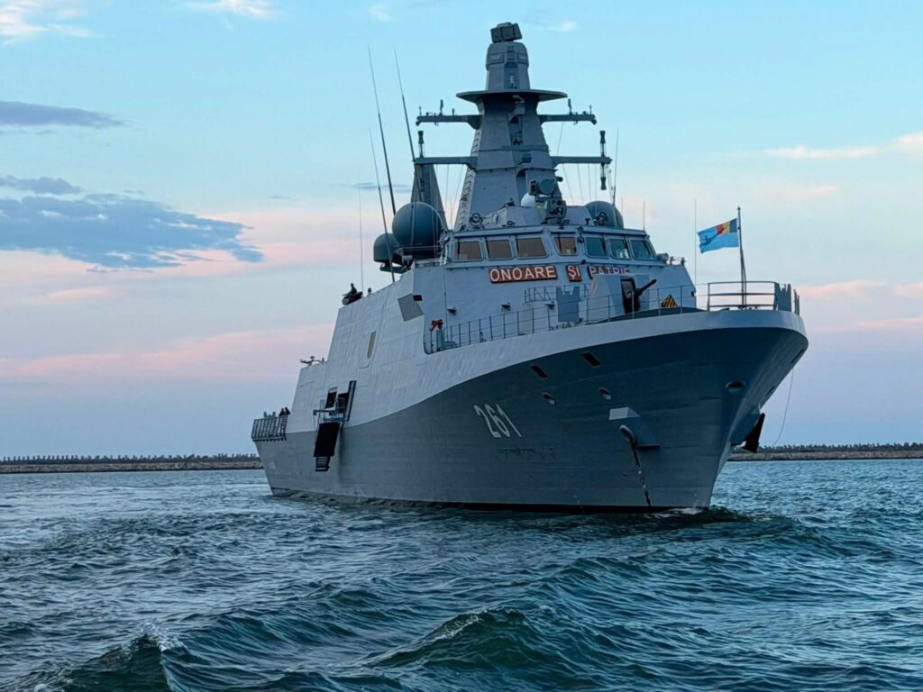 „Bun venit în Marea Neagră”. Cum a fost întâmpinată de turci noua corvetă „Contraamiral August Roman”