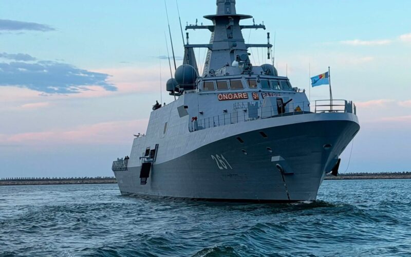 „Bun venit în Marea Neagră”. Cum a fost întâmpinată de turci noua corvetă „Contraamiral August Roman”
