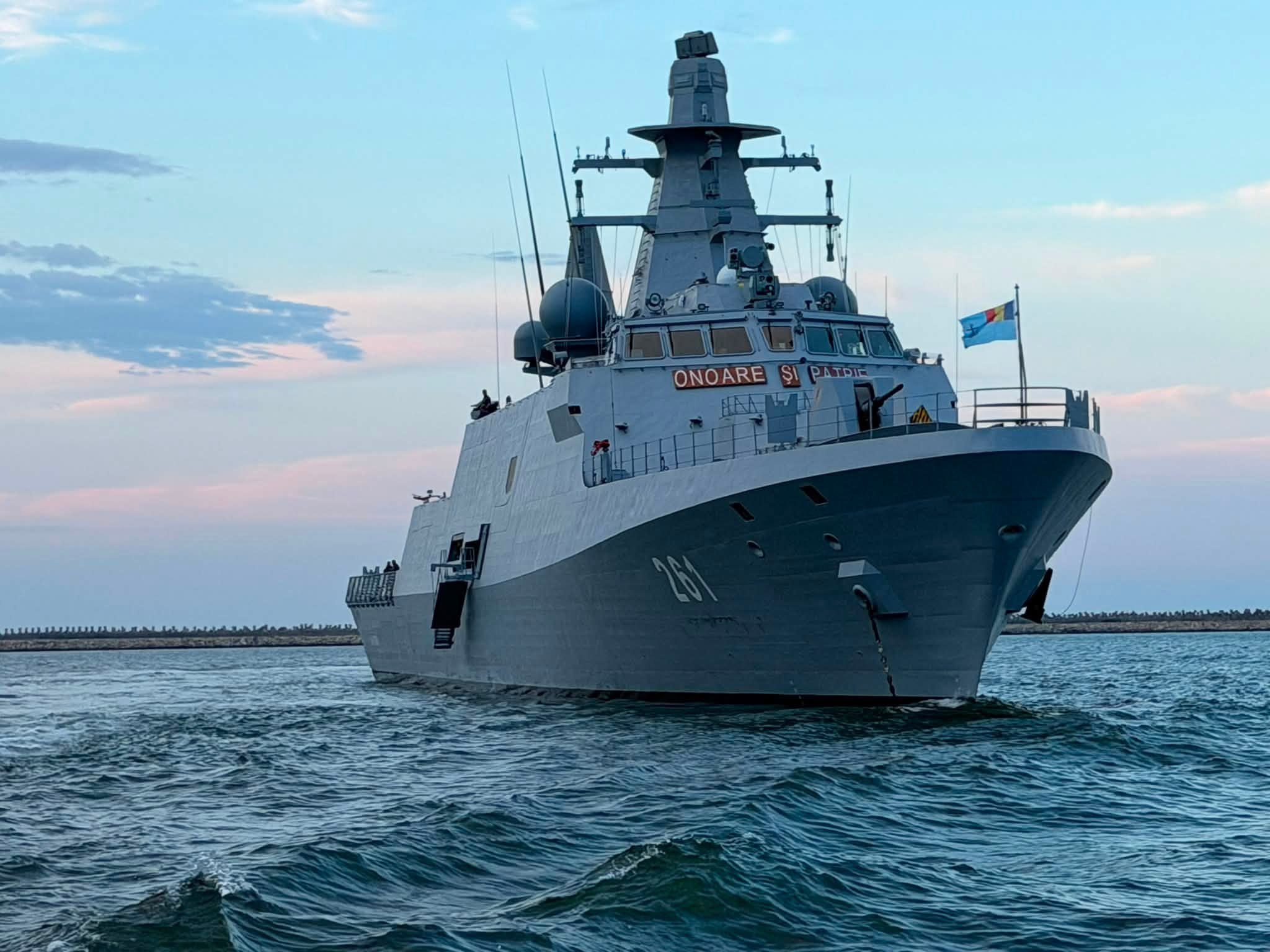 „Bun venit în Marea Neagră”. Cum a fost întâmpinată de turci noua corvetă „Contraamiral August Roman”