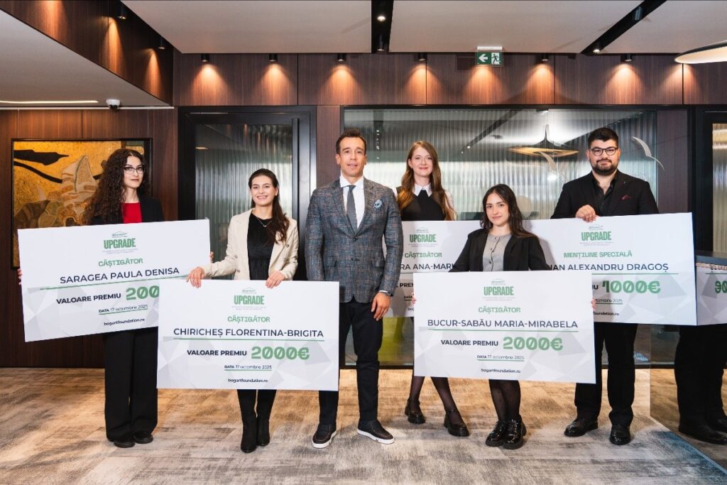 Fundația Bog’Art oferă burse UPGRADE, de 8.000 de euro, tinerilor care construiesc proiecte de impact în România