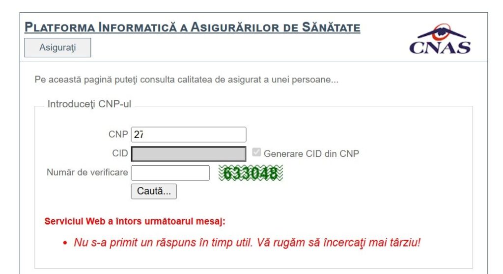 Sistemul informatic al Casei Naţionale de Asigurări de Sănătate, indisponibil peste weekend. Ce se întâmplă cu consultaţiile, medicamentele şi urgenţele