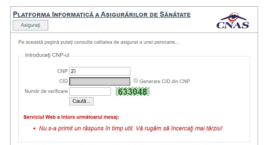 Sistemul informatic al Casei Naţionale de Asigurări de Sănătate, indisponibil peste weekend. Ce se întâmplă cu consultaţiile, medicamentele şi urgenţele