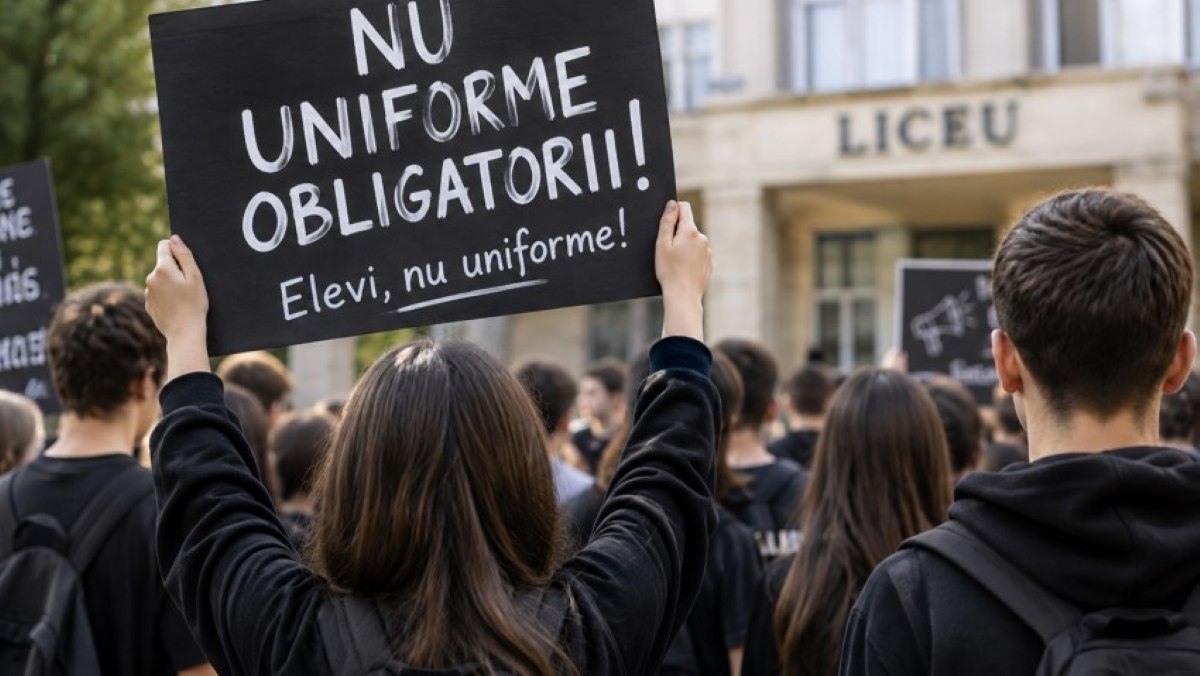 De ce elevii sunt îndemnați să se îmbrace în negru luni, la școală: „Educația nu se repară la croitorie”