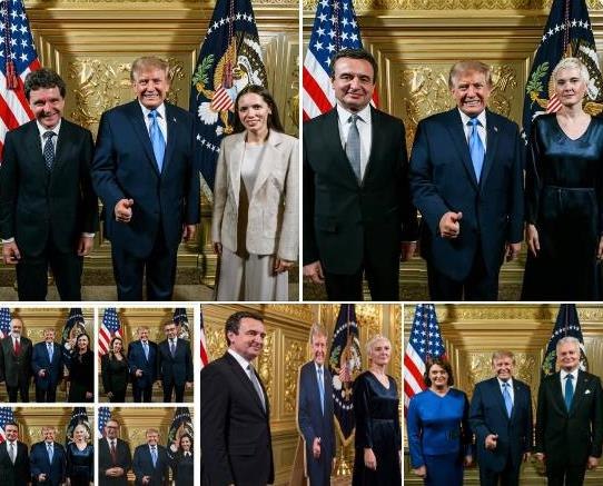 Nicușor Dan în fotografiile „identice” cu Trump și liderii din Balcani. Administrația Prezidențială clarifică situația