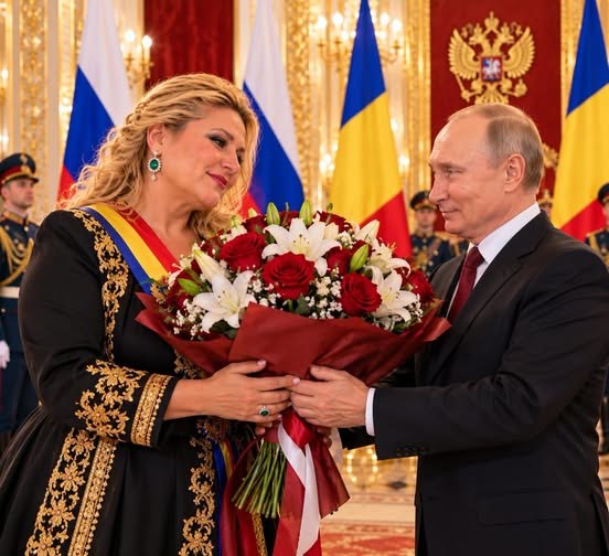 Ce i-a urat Diana Șoșoacă lui Putin de ziua lui. Mesajele, însoțite de imagini generate cu AI, în care lidera SOS România apare alături de dictatorul rus